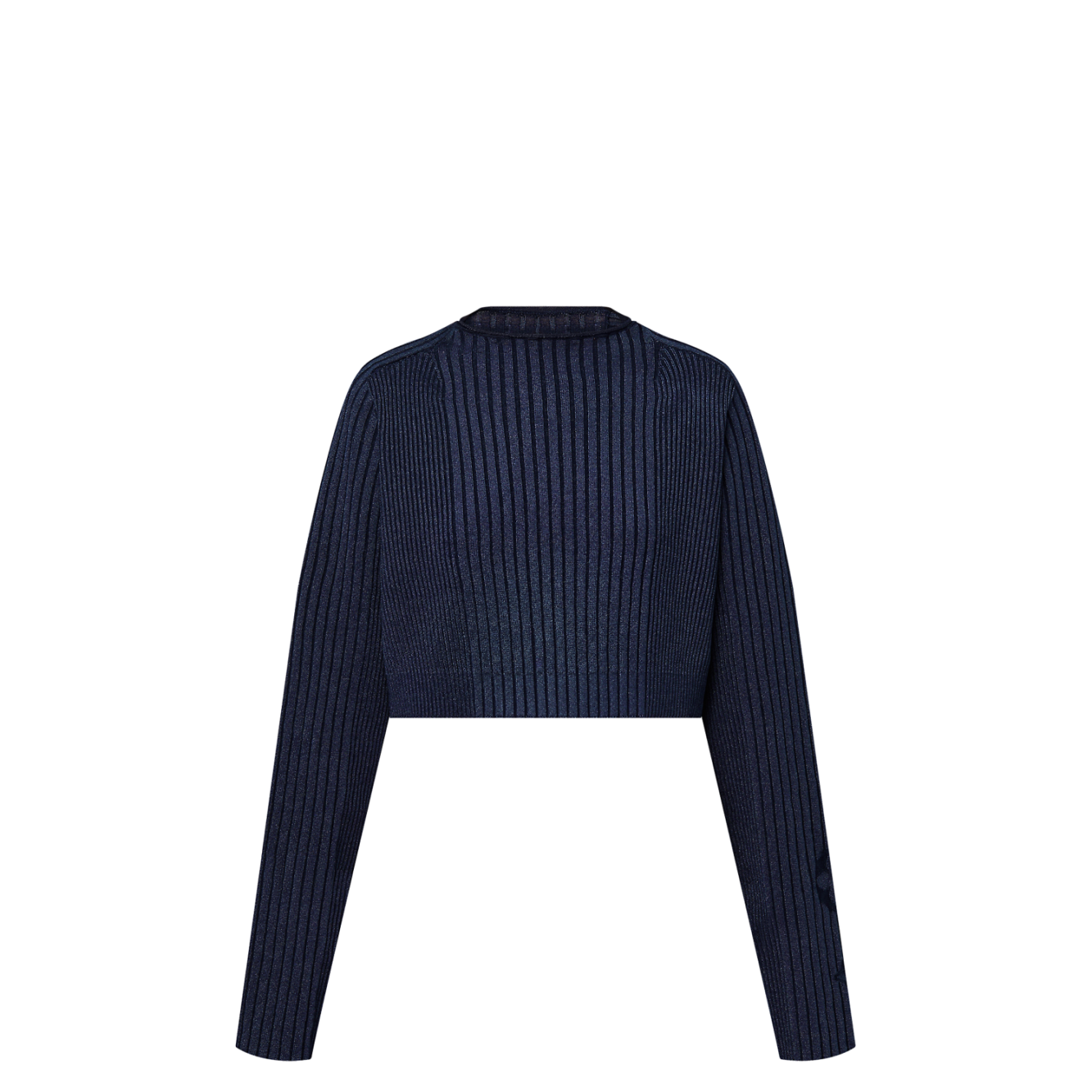 Louis Vuitton Ribbed Knit Cropped Jumper